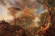 Thomas Cole A Wild Scene oil painting on canvas